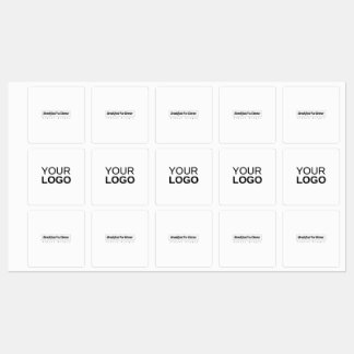 Grand adhésif Carré / Étiquette étanche