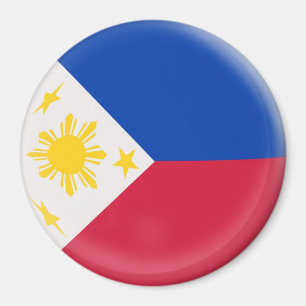 Grand aimant de 3 pouces - drapeau de Philippines