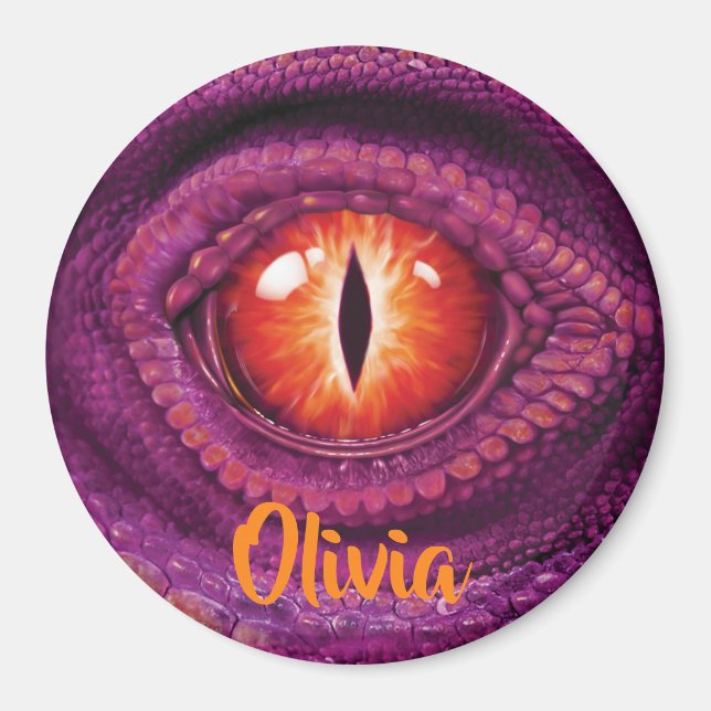 Grand aimant rond de Dragon's Eye (Devant)