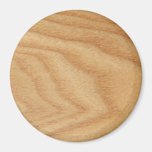 Grand aimant rond Elm Woodgrain