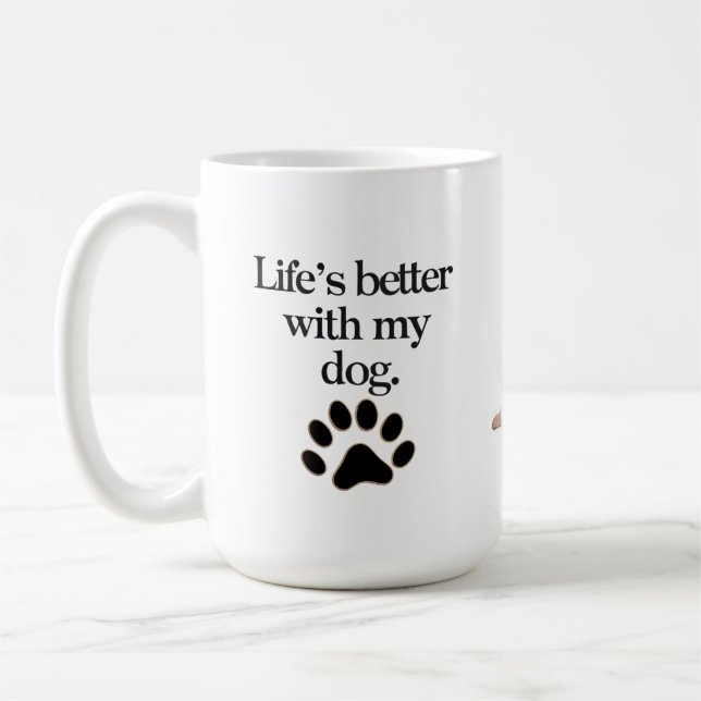 Grand Amour, Big Paws Mug (Gauche)