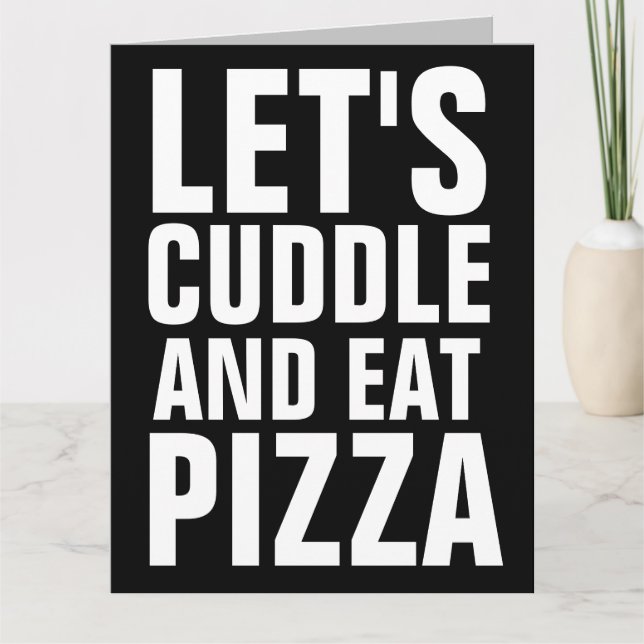 GRAND ANNIVERSAIRE CUDDLE ROMANTIQUE MANGER CARTES (Devant)