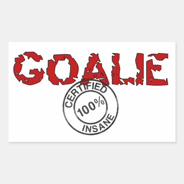 Grand autocollant aliéné de gardien de but (Devant)