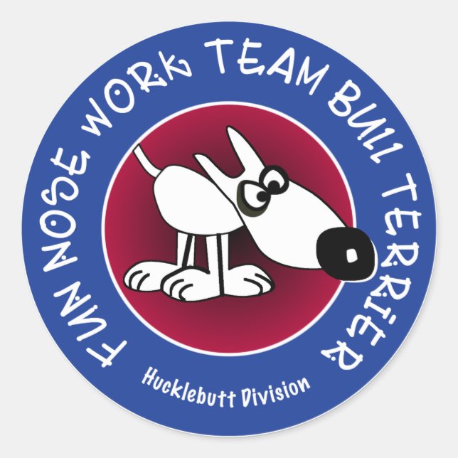 Grand autocollant brillant pour Hucklebutt Divisio (Devant)