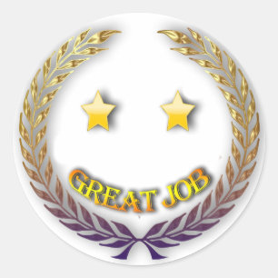 Grand autocollant Job