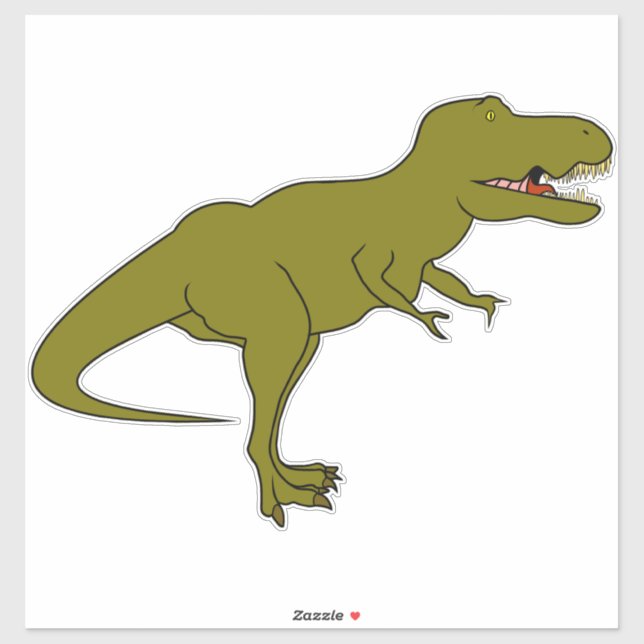 Grand autocollant T-REX (Feuille)
