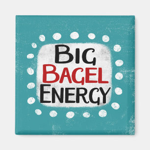 Grand Bagel Réfrigérateur d'énergie Magnet