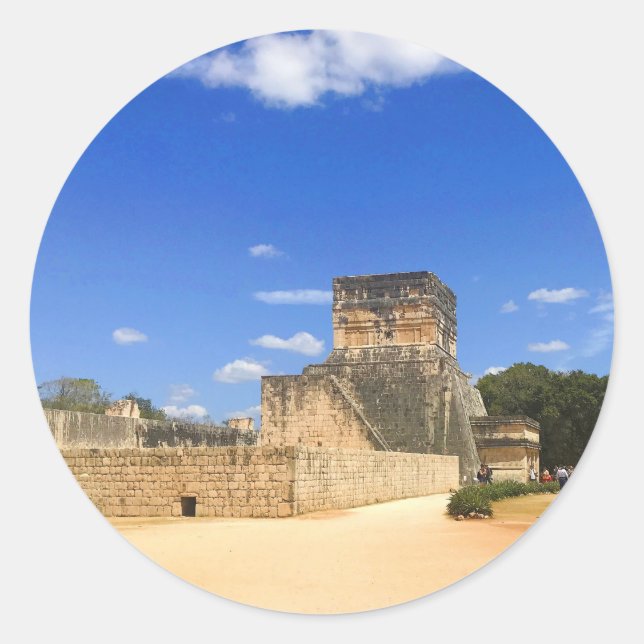 Grand Ball Court, Chichen Itza, Mexique Stickers (Devant)