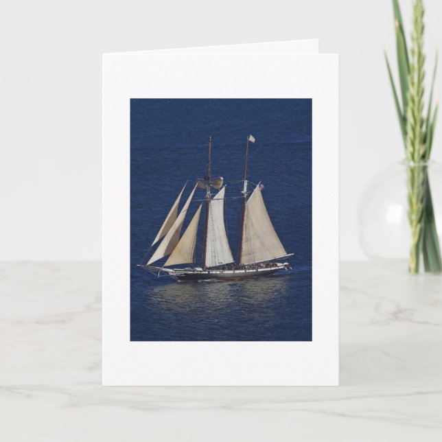 Grand bateau cabrillo monument Carte d'anniversair (Devant)