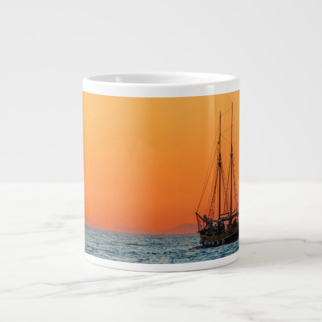 Grand bateau Café Spécialité Mug (Devant)