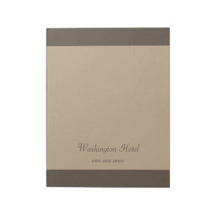 Grand bloc-notes de bureau personnalisé
