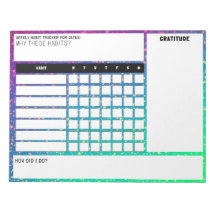 Grand Bloc-notes pour le suivi hebdomadaire des ha