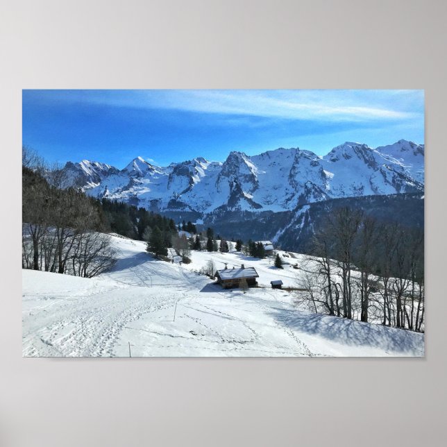 Grand Bornand, Haute-Savoie, French Alps Poster (Devant)