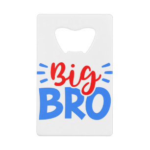 GRAND BRO en rouge et bleu