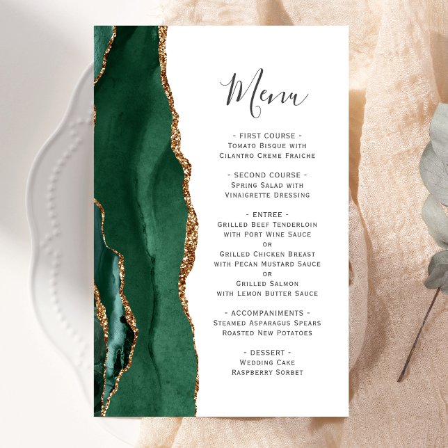 Grand Budget Émeraude Vert Agate Mariage (Créateur téléchargé)