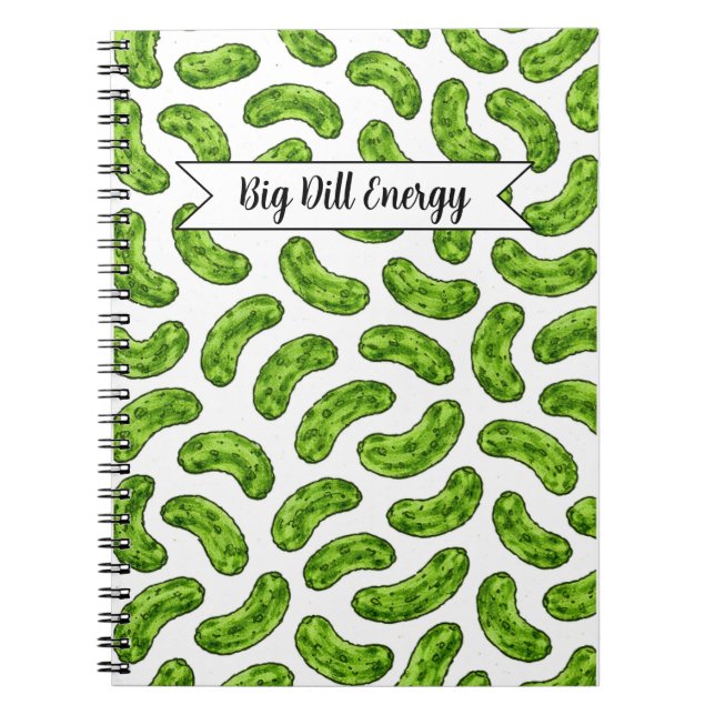 Grand cahier spirale Big Dill Energy (Devant)