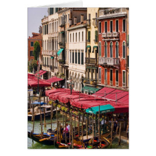 Grand Canal de Venise Italie avec gondole