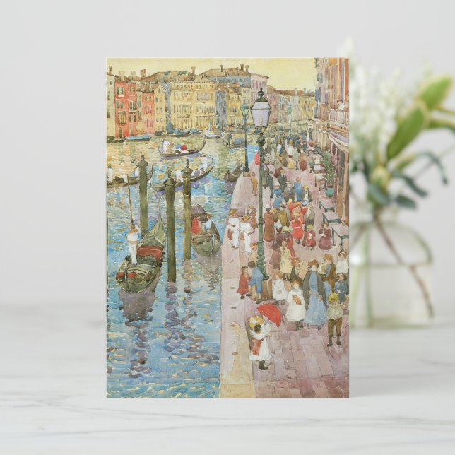 Grand Canal, Venise par Maurice Prendergast (Debout devant)