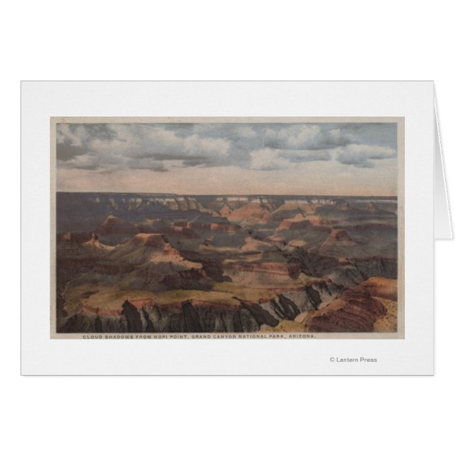 Grand Canyon, Arizona - Ombres nuageuses de Hopi 2 (Devant horizontal)