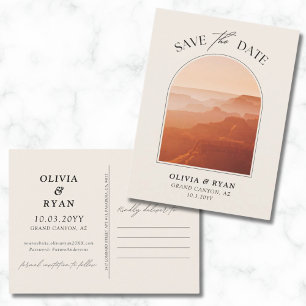 Grand Canyon Enregistrer la date Mariage de carte