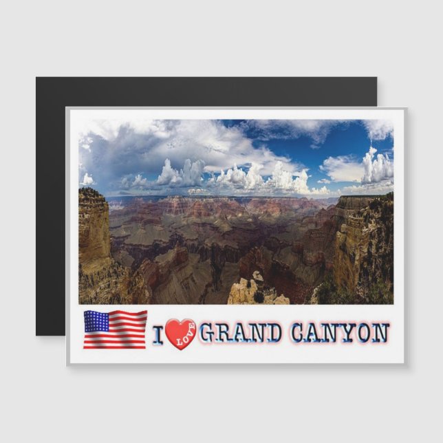 Grand Canyon - I Love - États-Unis - (Devant / Derrière)