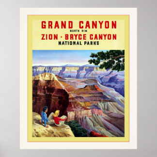 Grand Canyon ~ Poster Vintage voyage