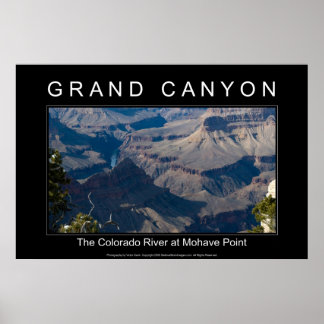 Grand Canyon River 2989 Poster noir