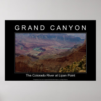 Grand Canyon River 4853 Poster noir