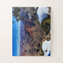 Grand Canyon South Rim avec Puzzle de neige