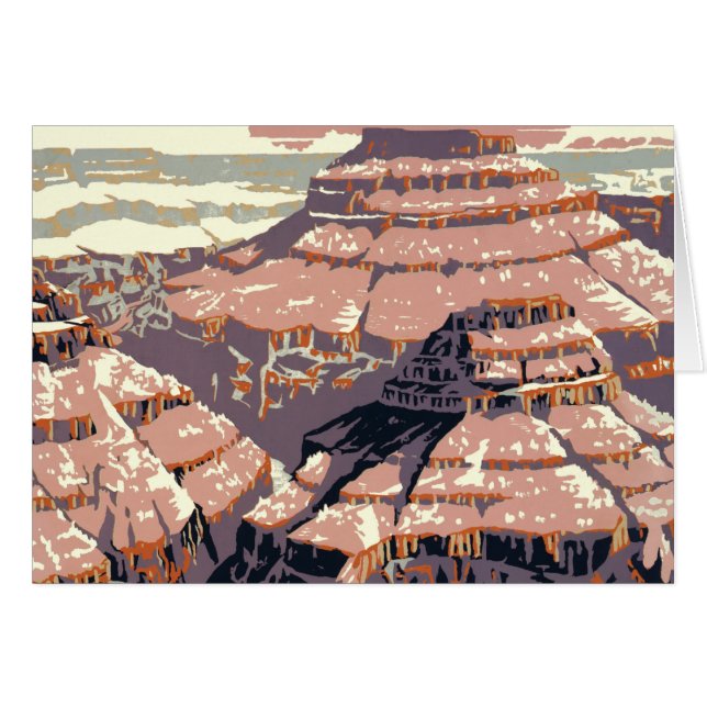 Grand Canyon Western Graphic Art American (Devant horizontal)