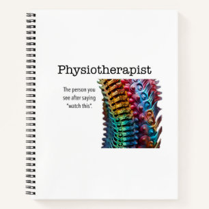 Grand carnet pour un physiothérapeute