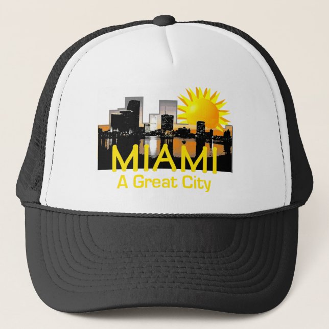 Grand casquette de ville de MIAMI (Devant)