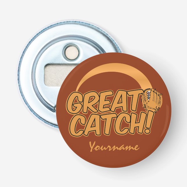 GRAND CATCH! ouvre-bouteille personnalisé (Devant)