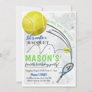 Grand Chelem Carte d'invitation d'anniversaire dif