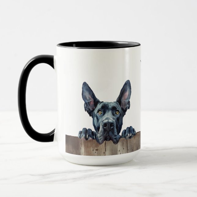 Grand chien Dane Mug (Gauche)