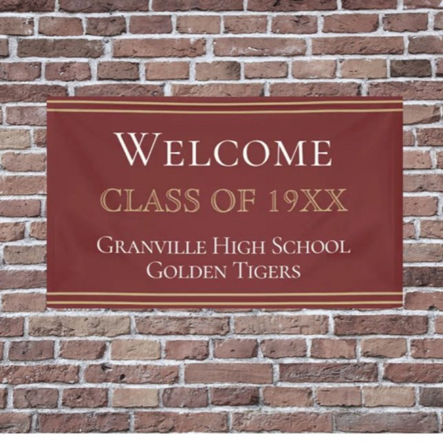 Grand choix ! Bannière de réunion de classe person (Créateur téléchargé)