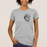Grand Coeur anatomique Heather Grey T-shirt<br><div class="desc">Un grand coeur anatomique pour une personne au coeur grand comme vous. D'autres ont le coeur irréaliste qui regarde sur leur chemise,  mais étant une personne de science,  vous avez une plus grande appréciation pour la réalité. Profitez du coeur,  pour la science !</div>