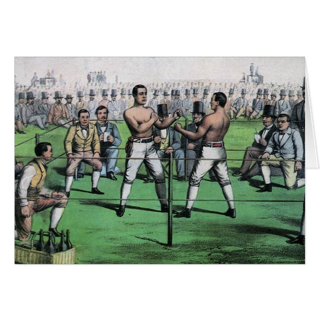 Grand combat pour le Championnat, Boxing Vintage (Devant horizontal)