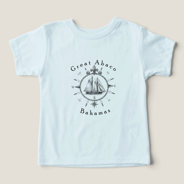 Grand compas de navigation nautique d'Abaco Bahama (Design Recto)
