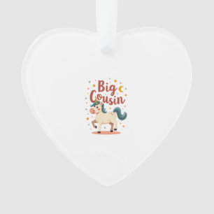 Grand Cousin Licorne Vintage Mignon Enfants Typogr