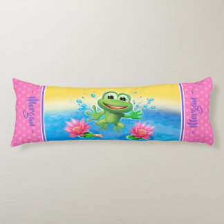 Grand coussin de corps sautant la coutume de