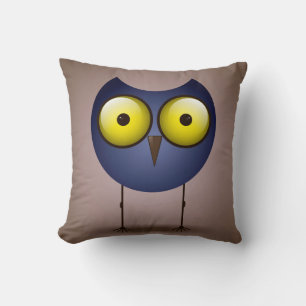 Grand Coussin de la Chouette bleue