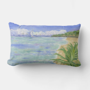 Grand coussin de plage des Caraïbes