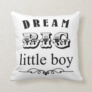 Grand coussin rêveur de Little Boy