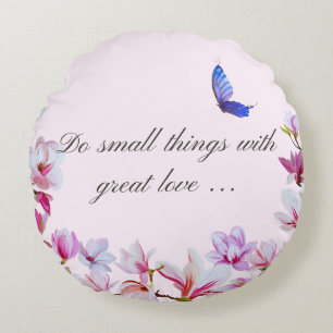 Grand Coussin rond d'amour