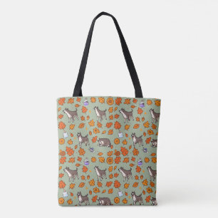 Grand Danois Sac Fourre-tout Halloween Floral Mign