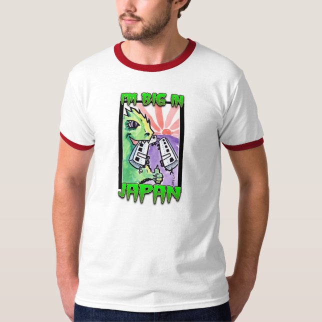 Grand dans le T-shirt heureux du Japon (Devant)