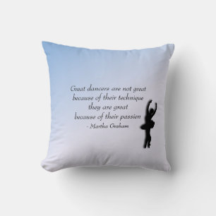 Grand Danseur de ballet Motivation Coussin