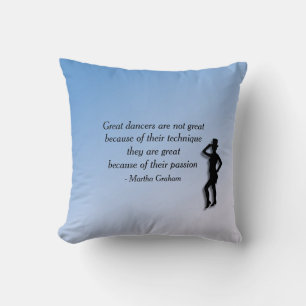 Grand Danseuse Motivation Coussin