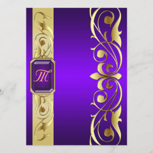 Grand Duc Purple Jewel Or & Invitation Violet